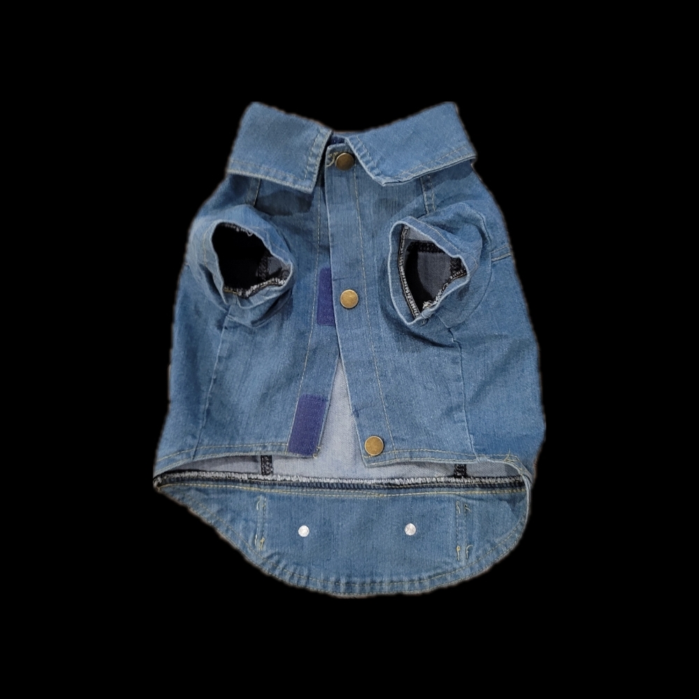 Top Paw medium NWOT doggie jean jacket